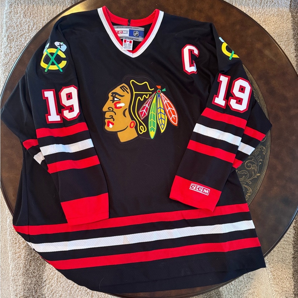 Authentic CCM Blackhawks Hockey Jersey